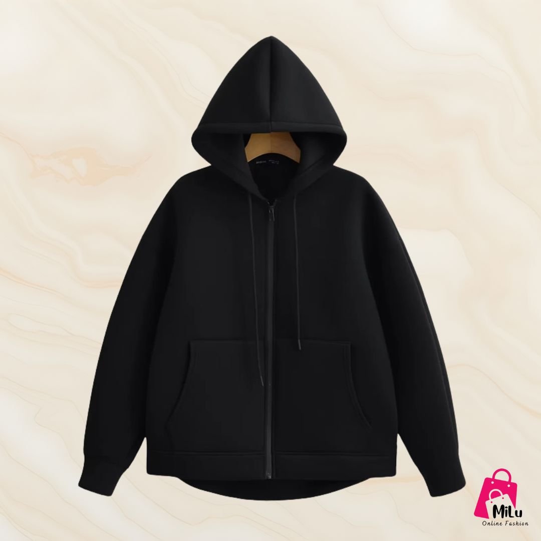 קפוצ’ון שחור לנשים – Milu Shop