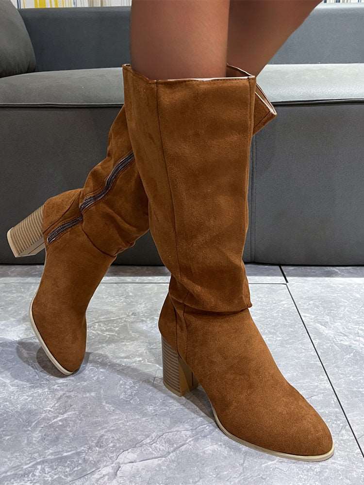 מגפי בוקרים Valencia לנשים בצבע חאקי, מגפי בוקרים Valencia לנשים בצבע שחור, מגפי בוקרים Valencia לנשים בצבע ערמוני