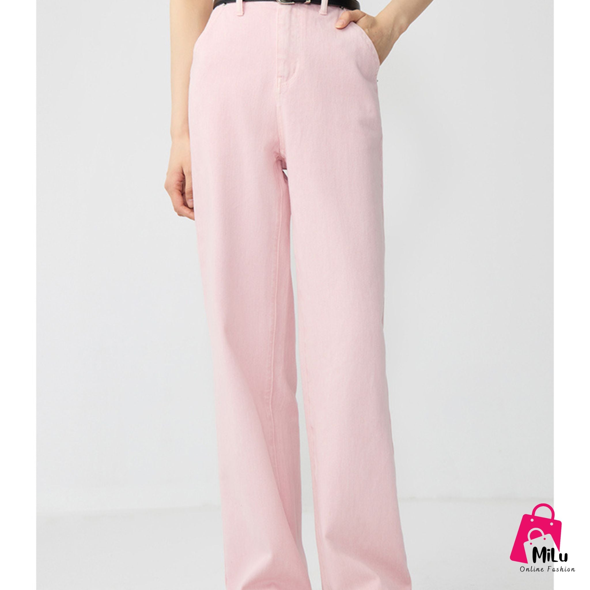 מכנסי סטרייט לנשים אלגנטיים מחויטים – Milu Shop